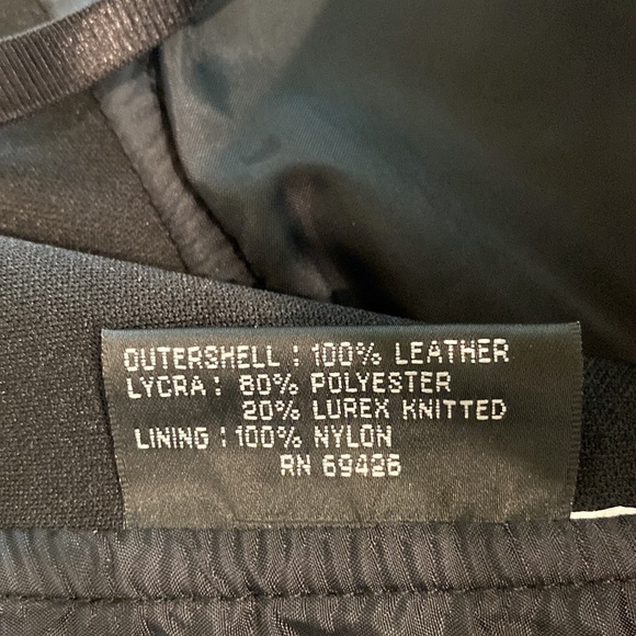 Wilsons Leather Maxima cropped corset black top size large - Picture 15 of 16